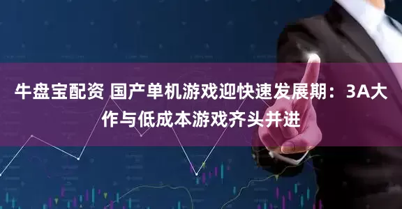 牛盘宝配资 国产单机游戏迎快速发展期：3A大作与低成本游戏齐头并进