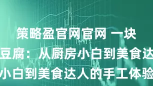策略盈官网官网 一块会弹的鱼豆腐：从厨房小白到美食达人的手工体验